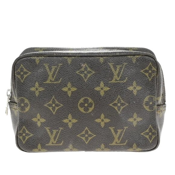 LOUIS VUITTON Trousse Toilette 18 Clutch Hand Bag Monogram Brown M47526 38YH113 - Picture 3 of 16